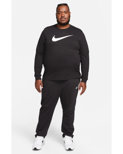 Nike Black Sportswear Long Sleeve T-shirt for men