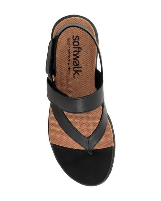 Softwalk® Black Tracy Slingback Sandal