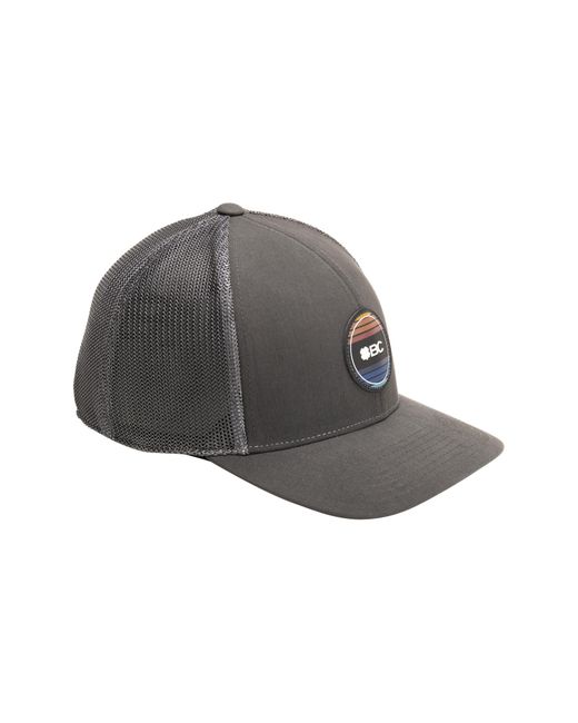 Black Clover Gray Horizon Trucker Snapback Hat for men