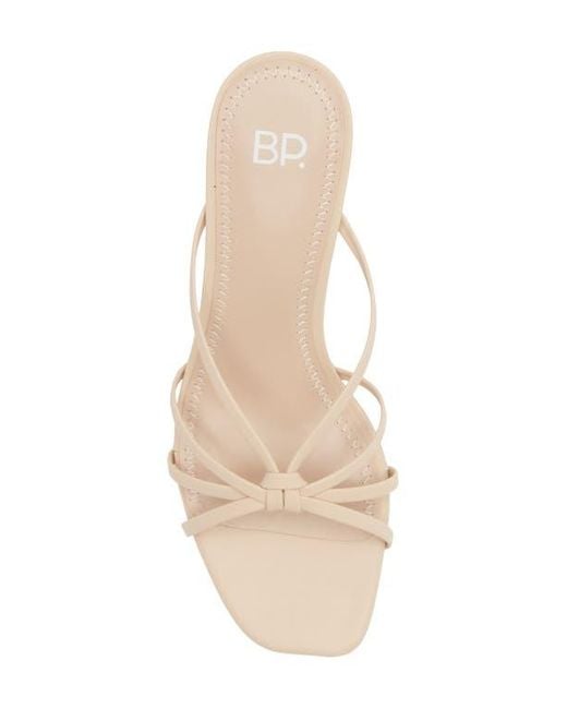 BP. Natural Karsyn Strappy Slide Sandal