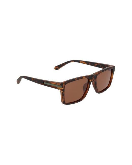 Cole Haan Brown 54Mm Rectangular Sunglasses for men