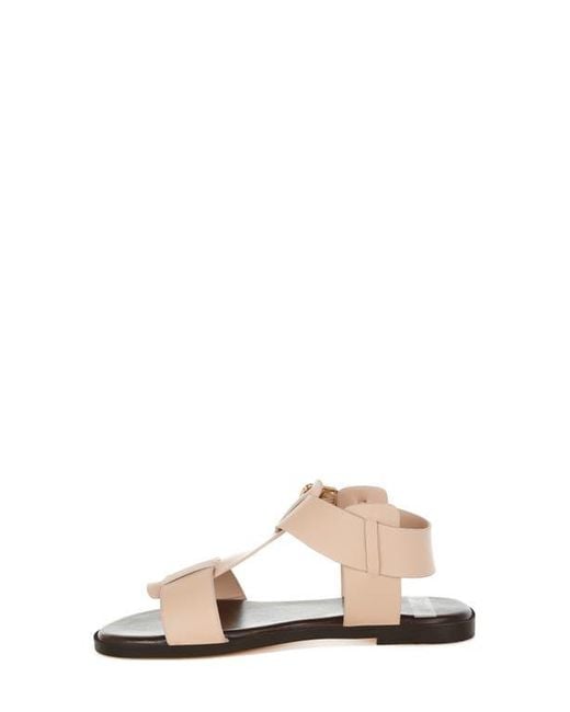 Rag & Co Natural Shayla Gladiator Flat Sandal
