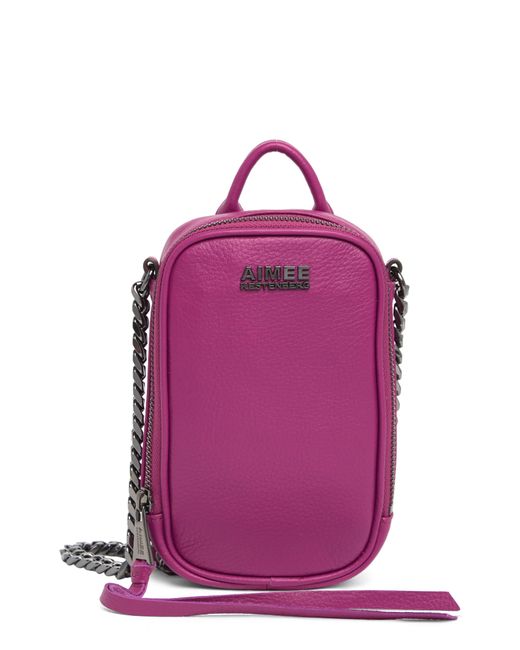 Aimee Kestenberg Leather Chelsea Crossbody Bag In Iris At Nordstrom