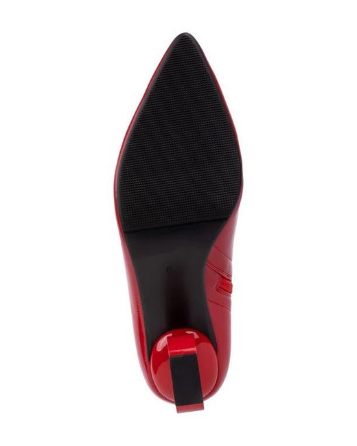 Ninety Union Red Greece Pointed Toe Bootie