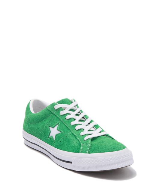 Converse One Star Oxford Suede Green Star Sneaker (unisex) for Men | Lyst