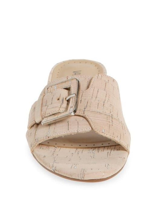 Vaneli White Eddery Slide Sandal