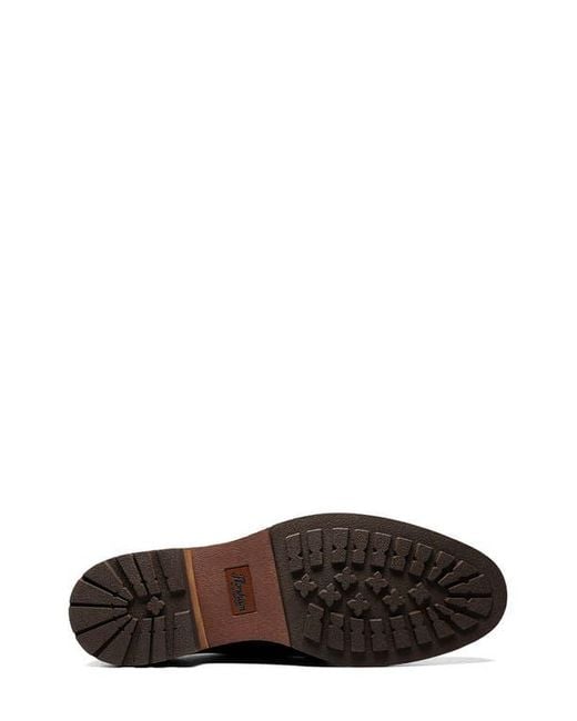 Florsheim Black Chalet Leather Moc Toe Side Zip Boot for men