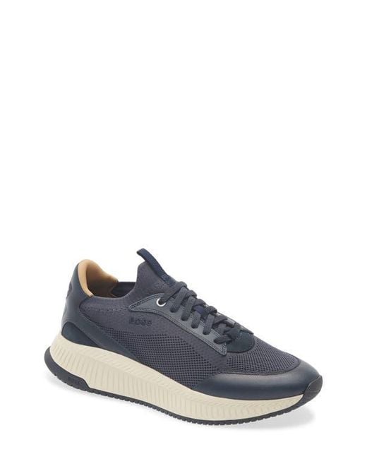 Boss Blue Titanium Evo Sneaker for men