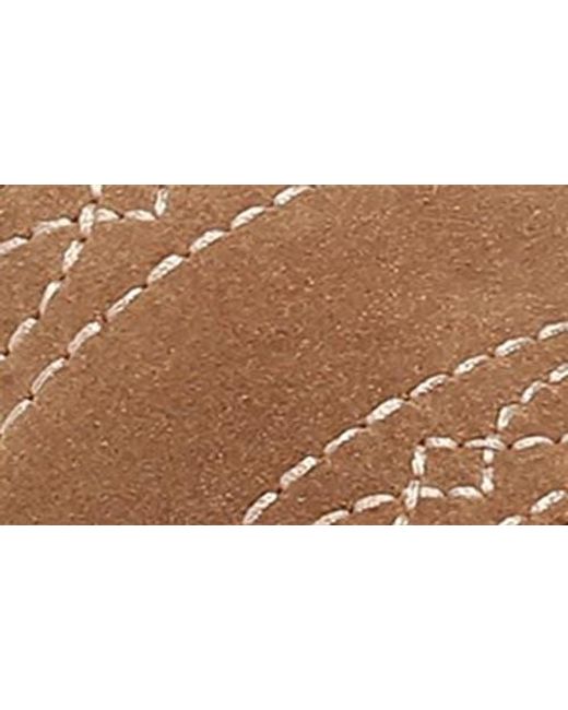 Frye Brown Ava Slide Sandal