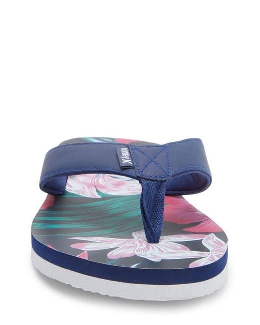 Hurley Blue Layback Flip Flop for men