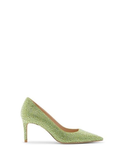 Stuart Weitzman Green Stuart Power Shine Pump