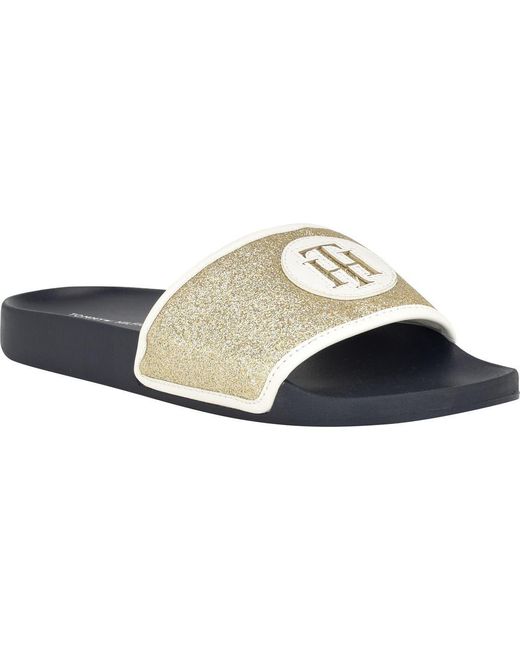 Tommy Hilfiger Multicolor Glitter Slide Sandal