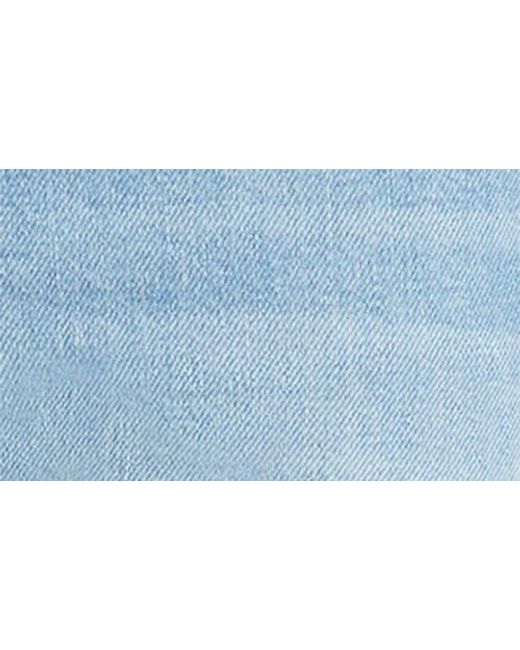 Mother Blue The Insider High Waist Fray Hem Crop Bootcut Jeans