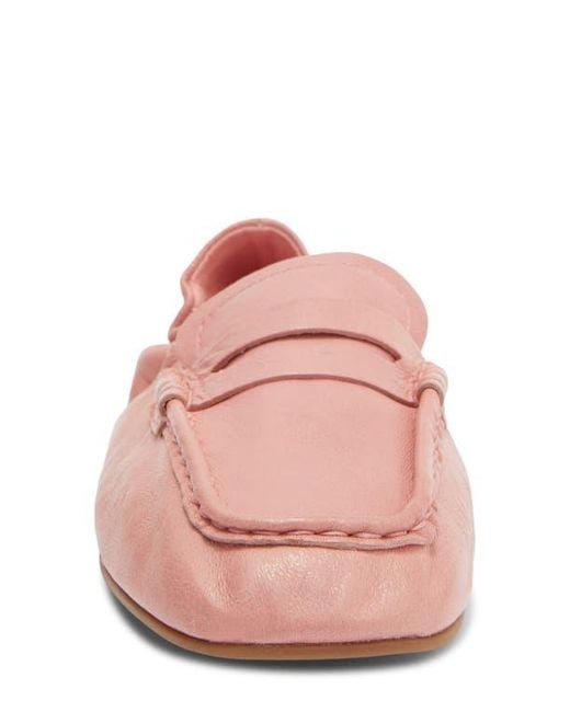 Steve Madden Pink Eurry Penny Loafer