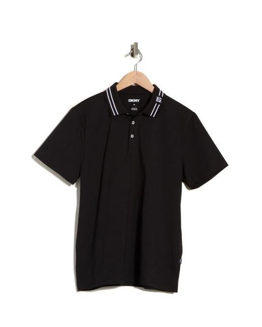 DKNY Black Reyes Polo for men
