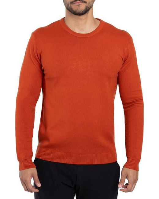 Xray Jeans Red Crewneck Knit Viscose-Blend Sweater for men