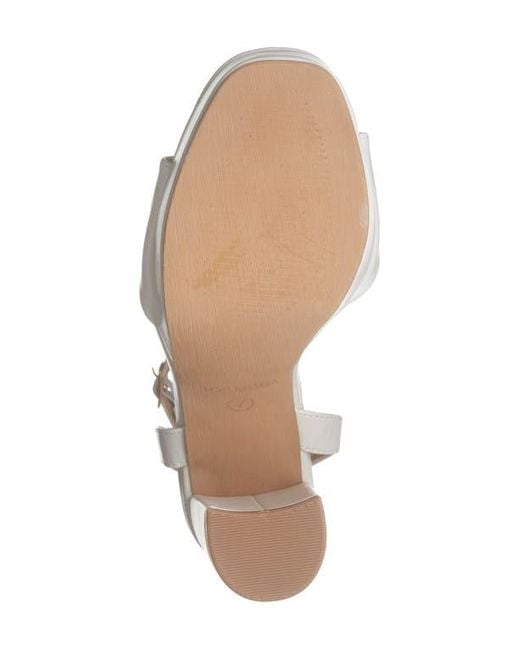 TOP GUY SHOES Natural Jane Platform Sandal