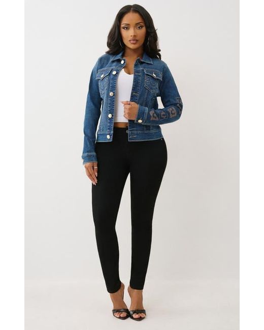 True Religion Blue Jesse Slim Denim Jacket