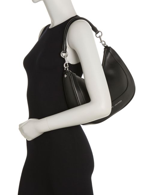 Marc Jacobs Black Leather Hobo Bag