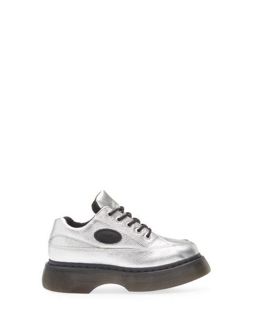 Dr. Martens White Buzz 5I Platform Sneaker