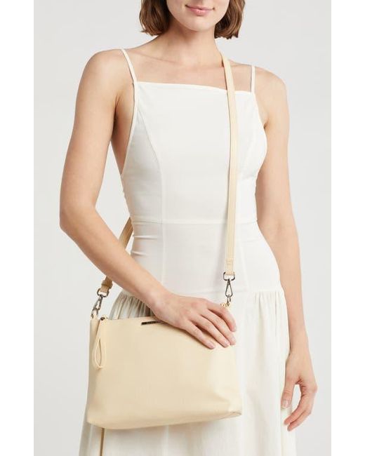 Steve Madden Natural Gemi Embellished Woven Tote Bag