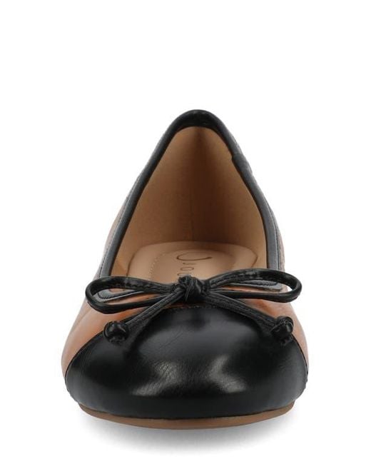 Journee Collection Black Kaiah Ballet Flat