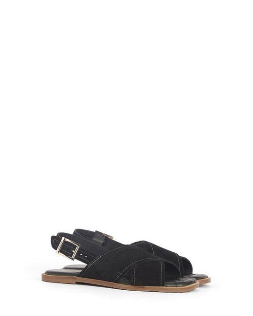 Barbour Black Annie Slingback Sandal