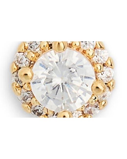 Leith White 3-Pack Cz & Opal Assorted Flatback Stud Earrings