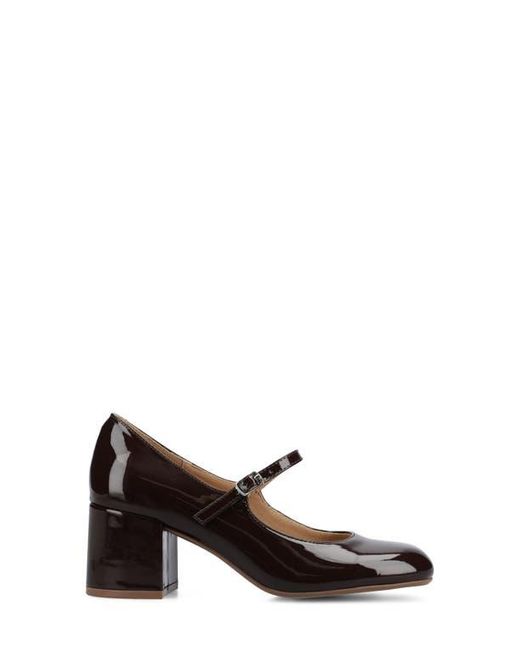 Journee Collection Brown Okenna Pump