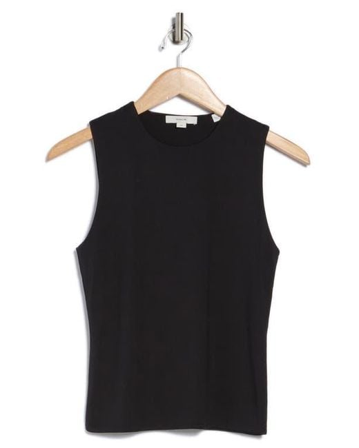 Vince Black Sleeveless Shell Top