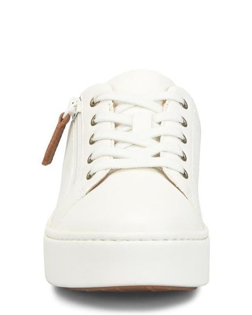 Børn White Moxie Zip Sneaker