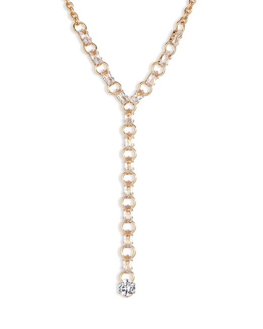 Nordstrom Multicolor Crystal Accent Lariat Necklace