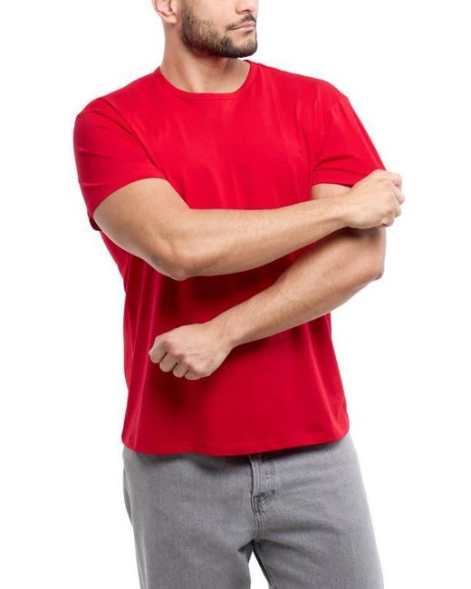 Xray Jeans Red Flex Crewneck T-Shirt for men