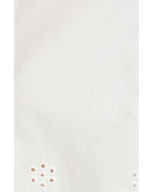 Rails White Lorelei Eyelet Blouse