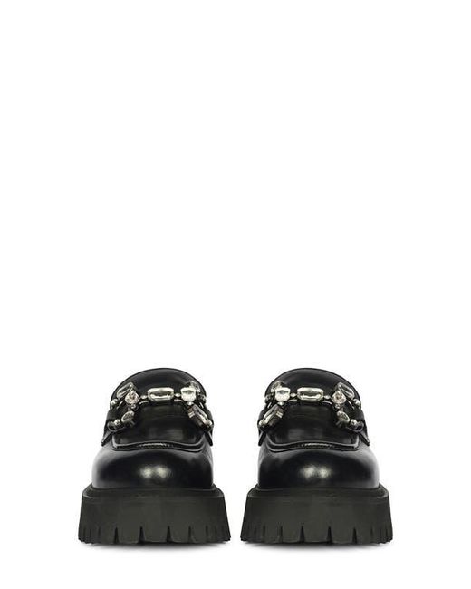Saint G. Black Feri Platform Loafer