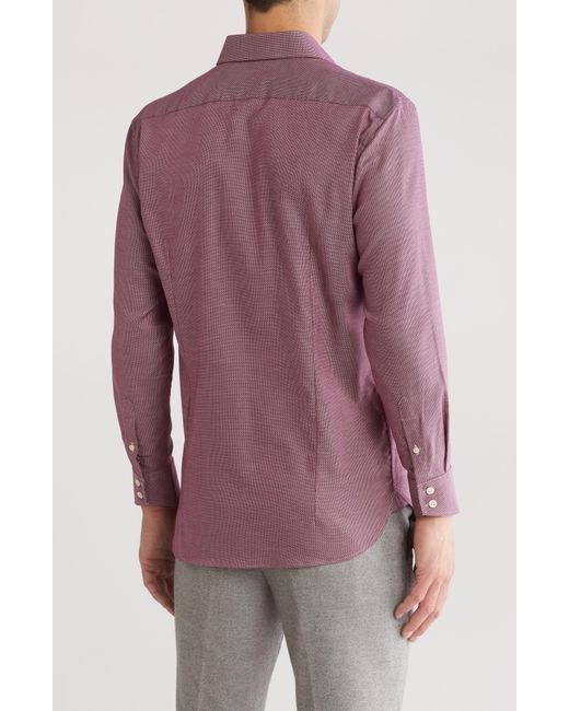 Ted Baker Purple Senoia Slim Fit Dress Shirt for men