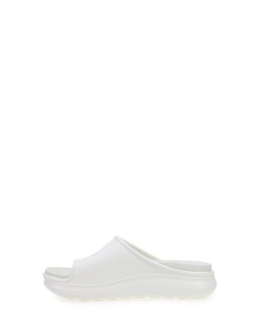Dansko White Devyn Recovery Slide Sandal