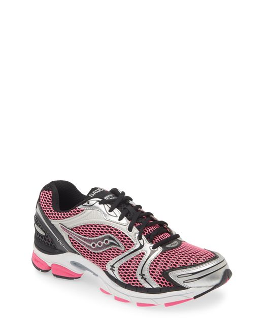 Saucony Pink Progrid Triumph 4 Sneaker for men