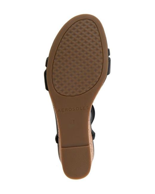 Aerosoles Blue Witt Wedge Sandal