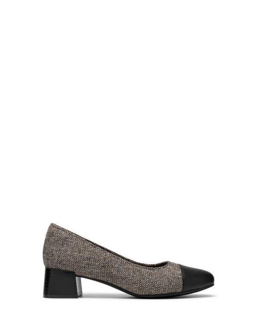 Clarks Black Iridessa Cap Toe Pump