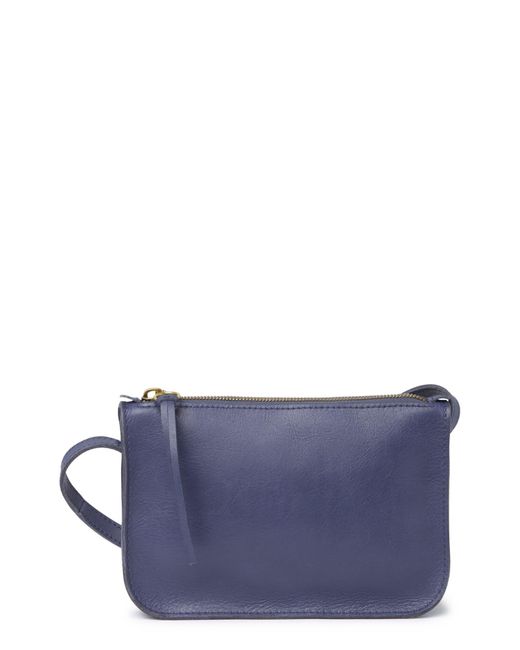 Madewell Blue The Simple Leather Crossbody Bag In Sunfaded Indigo At Nordstrom Rack