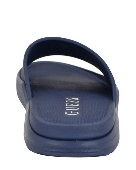 Guess Blue Marith Slide Sandal for men