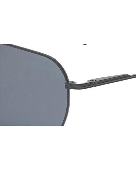 Ted Baker Blue 59mm Polarized Aviator Sunglasses for men