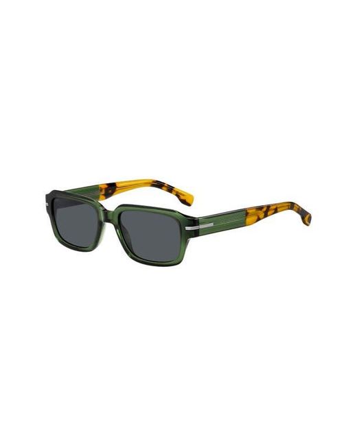 Boss Black 53Mm Rectangular Sunglasses for men