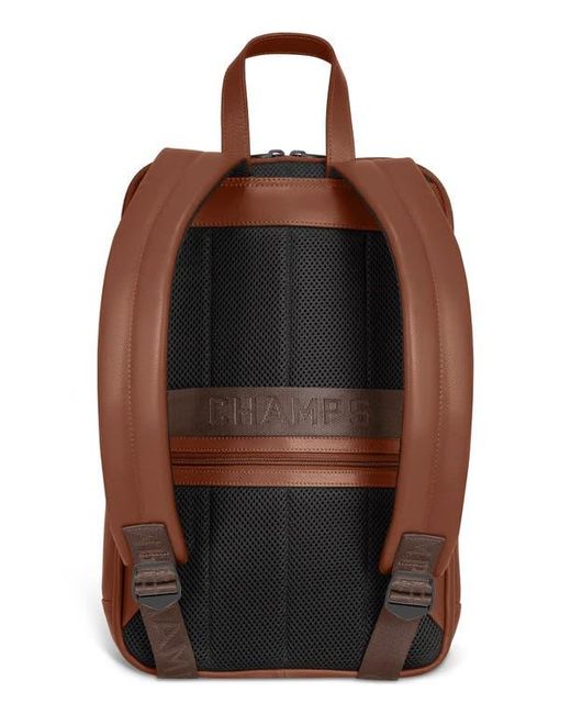 CHAMPS Brown Onyx Leather Backpack for men