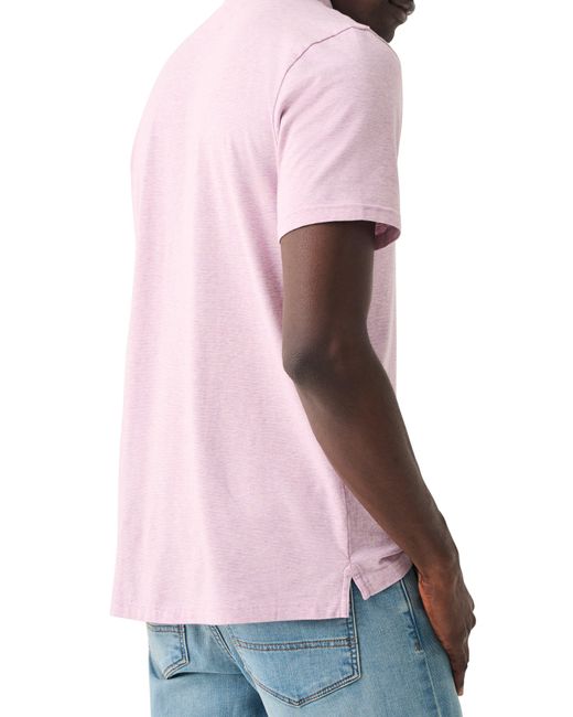 Faherty Brand Pink Movement Polo Shirt for men