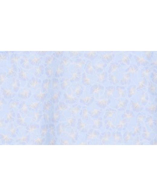 Bugatchi Blue Short Sleeve Polo for men