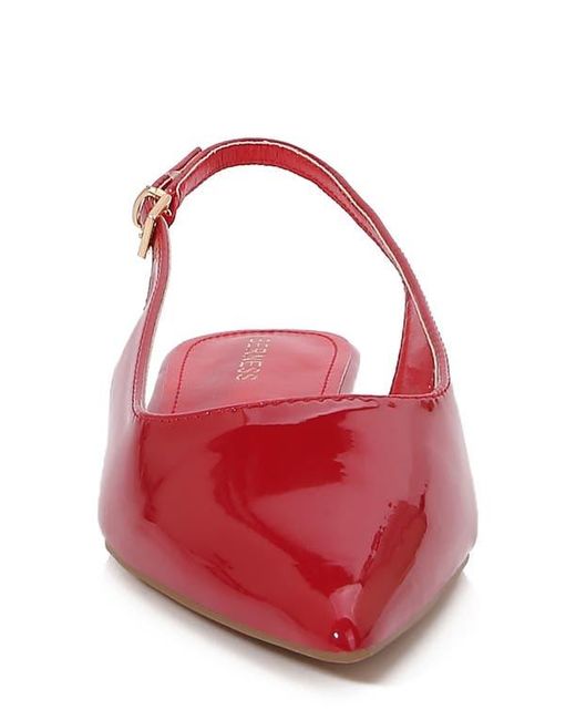 BERNESS Red Fabia Slingback Flat