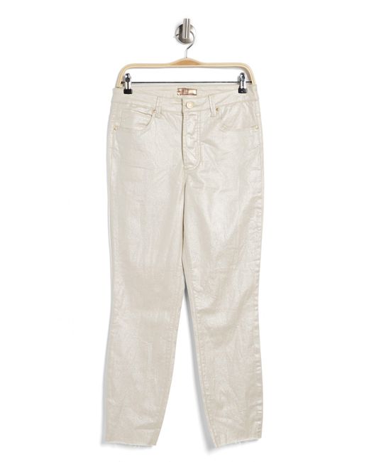 Kut From The Kloth White Charlize High Waist Cigarette Jeans