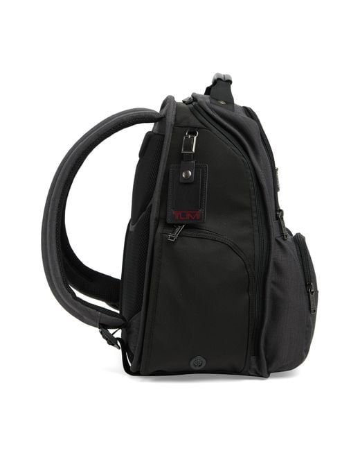 Tumi Black Compact Laptop Briefpack for men